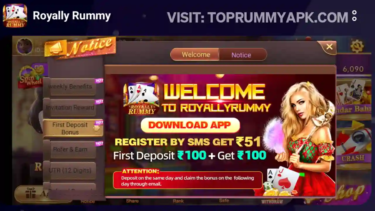 Majestic Rummy Royally App Bonus Top Rummy App